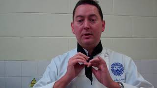 How to Tie a Chef Necktie [upl. by Esirehs]