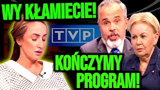 SKANDALICZNA DEBATA TVP ZAKOŃCZYLI PROGRAM po UJAWNIENIU SZOKUJĄCYCH FAKTÓW [upl. by Folberth359]