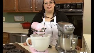 Amys Stand Mixer Challenge Part II KitchenAid Artisan 5 Quart vs Breville Scraper Mixer Pro [upl. by Eadahc]