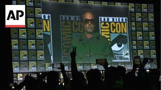 WATCH Marvel reveals Robert Downey Jr as Doctor Doom at ComicCon [upl. by Jeannette643]