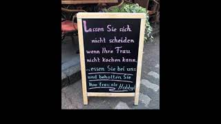 Schild quotRestaurantquot [upl. by Macrae]