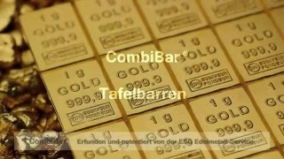 CombiBars® Tafelbarren aus Gold in den Stückelungen von 5g bis 100g [upl. by Ranilopa]