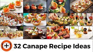 32 Canape Recipe Ideas food canapes canapés [upl. by Dianne]