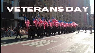 Veterans Day Parade NYC 2024 [upl. by Nnaharas520]