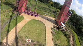 Serengeti Flyer  Busch Gardens Tampa  A View of Phoenix Rising [upl. by Oliviero]