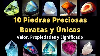 10 Piedras Preciosas Baratas que debes tener su valor propiedades significado y usos principales [upl. by Sankey443]