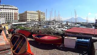 Naples Italywalking from Cruise Ship Terminal to see this beautiful City [upl. by Aenit]