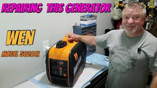 Repairing a WEN Model 56200i Inverter Generator [upl. by Thurnau461]