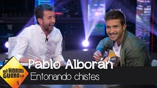 Pablo Alborán canta los peores chistes de la historia  El Hormiguero 30 [upl. by Laaspere]