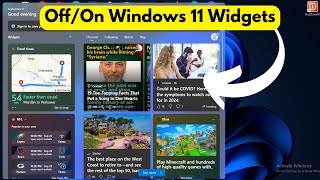 How to Disable Windows 11 Widgets  Super Easy [upl. by Xenia]