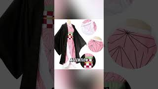 Anime Cosplay Costumes for Women 7Pcs Kimono Outfits with Bamboo [upl. by Gordy]