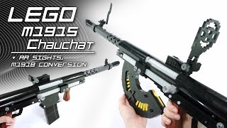 LEGO M1915 Chauchat AA Sights M1918 Conversion and Real Talk [upl. by Garratt789]