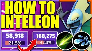 How to easily DOUBLE or TRIPLE your DAMAGE on INTELEON  Pokemon Unite [upl. by Sukul]