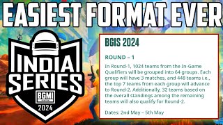 BGIS 2024 Format Explain Round 1  Bgis 2024 round 1 guide in Bgmi [upl. by Groeg]