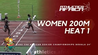 Womens 200m Heat 1  2024 African Athletics Senior Championships  Douala 24 [upl. by Marjorie]