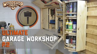 Maximizing Garage Workshop Storage  Spray Paint and Chemical Cans [upl. by Brewster]