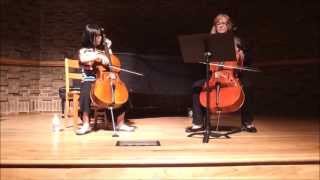 Lucy Cello Recital 2013 Gavotte [upl. by Annabella633]