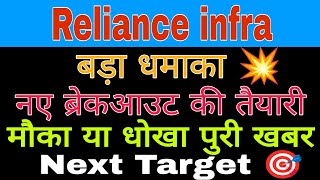 Reliance infra share latest news today  Reliance infra share analysis today [upl. by Rosalee747]