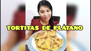 TORTITAS DE PLATANO receta con 3 ingredientes [upl. by Adiell]