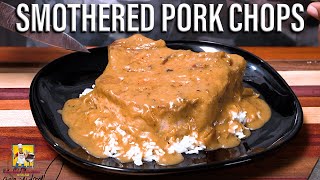 Smothered Pork Chops made easy  SoulFoodSunday [upl. by Mori]