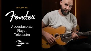 Introducing Fender Acoustasonic Player Telecaster – The Perfect Songwriter’s Guitar [upl. by Aicatsal926]