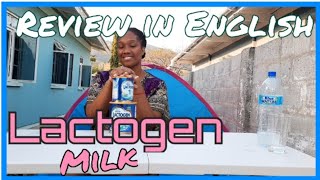 LACTOGEN BABY MILK PRODUCT REVIEW ENGLISH [upl. by Tsirc339]