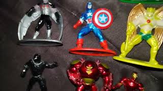 pequeña colección figuras metalizadas de Marvel y DC comics [upl. by Divadnahtanoj]