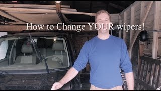 How To Change Wiper Blades on 2008 Mercury Mariner [upl. by Nanerb]