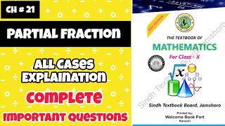 Partial Fraction  All Cases Explained  How to Apply Partial Fraction [upl. by Zeugirdor]