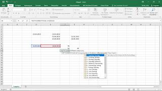 Excel Methodensammlung ARBEITSTAGE und NETTOARBEITSTAGE [upl. by Bonne703]