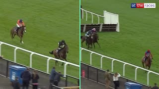 Two VERY GOOD horses The New Lion and Quebecois bolt up at Chepstow [upl. by Danae293]