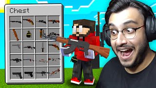 MINECRAFT BUT THERE ARE GUNS [upl. by Gaskill19]