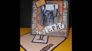 Halloween Frame Twisted Easel Card [upl. by Ynobe]