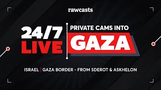 Live Replay  GazaIsrael Border  247 Private HD CCTV  123023  074400  193845 [upl. by Keen]