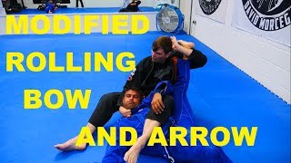 The Judo Rolling Bow and Arrow Choke Modified for BJJ plus the grip detail that people get wrong [upl. by Ambert]