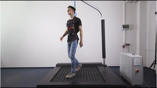 Omnidirectional treadmill CM1  running in Virtual Reality  work in progress [upl. by Armahs]