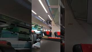 Travelling inside Austrian Railjet train in 1st class [upl. by Spooner3]