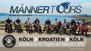 Mopedtour von Köln nach Kroatien mit der Honda CB 50 J [upl. by Leupold]