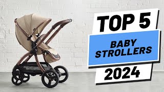 Top 5 BEST Baby Strollers in 2024  Budget Baby Stroller Systems amp More [upl. by Aznofla]