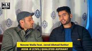 Er Javed Ahmad Rather JKSSB JE CIVIL qualified Aspirant appreciated by Narvaw Walla [upl. by Marian]