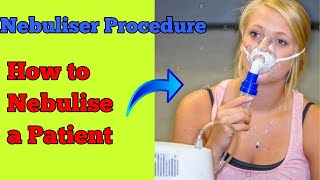 Nebulization procedure OSCE guidenebulization procedure in Hindinebulizer at home [upl. by Lauree]