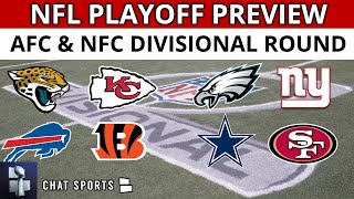 NFL Playoff Picture Schedule Bracket Matchups DatesTimes For 2023 NFL Playoffs Divisional Round [upl. by Shaikh554]