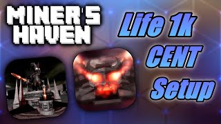 Miners Haven Life 1k Centillion Setup  No Exotics Collectibles Enchants or Superstitious [upl. by Attenhoj]