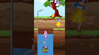 Snow White’s Shocking Choice Save the Mermaid or Herself  Moral Lesson shorts viral fairytales [upl. by Aihppa]