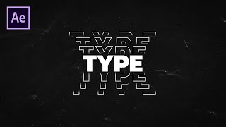 After Effects Tutorial  Typography Text Animation in After Effects [upl. by Grace287]