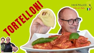 🇮🇹 Tortelloni ¡Famosa pasta rellena italiana [upl. by Hess768]