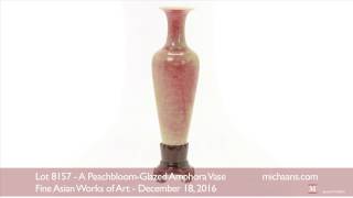 A PeachbloomGlazed Amphora Vase [upl. by Nij]