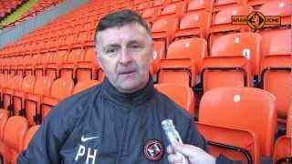 Dundee United  Paul Hegarty Prematch v Dundee 09122012 [upl. by Tini]