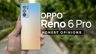 OPPO Reno 6 Pro 5G Honest Opinions  MediaTek 1200 64MP Cam 65W Super VOOC Charge amp more  39990 [upl. by Audrit]