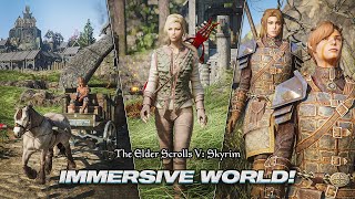 How to Make Skyrim Feel ALIVE 16 Immersion Mods [upl. by Colston]